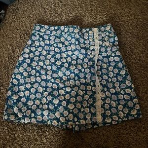 vintage classics by youngland super cute flower skort